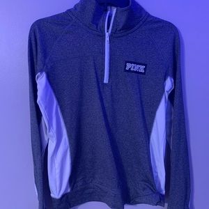 PINK quater zip up
